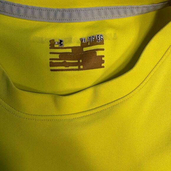 Under Armour Shirt Size XL-Tall Yellow EUC - Picture 7 of 7